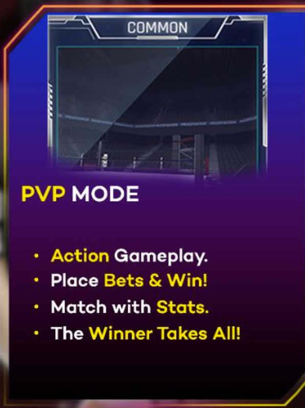 PvP mode — place bets and win